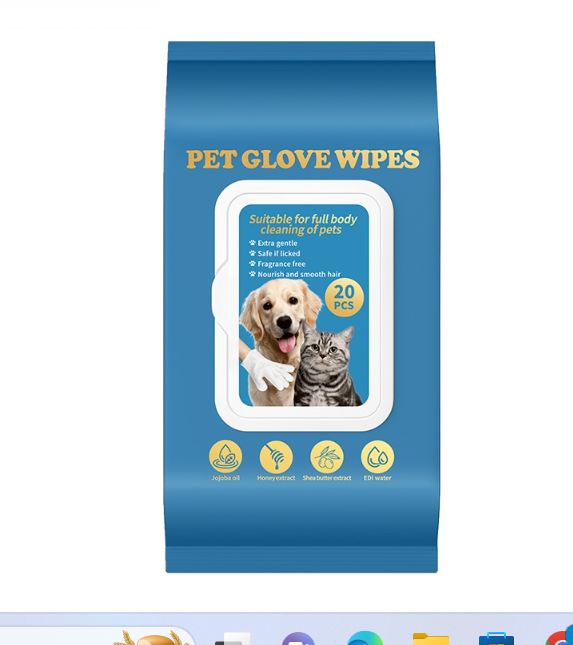 Hypoallergenic Pet Wipes Fragrance-Free